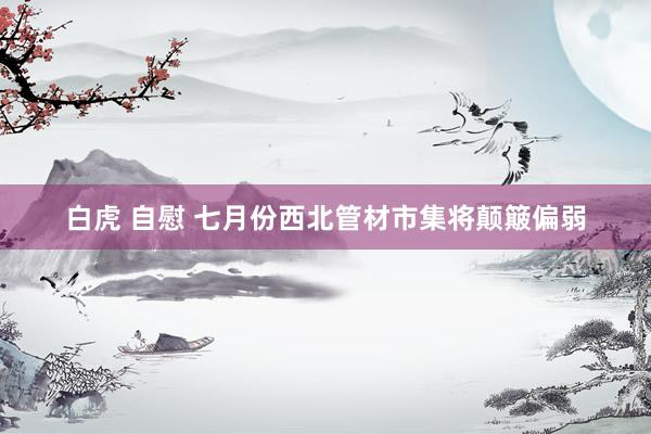 白虎 自慰 七月份西北管材市集将颠簸偏弱